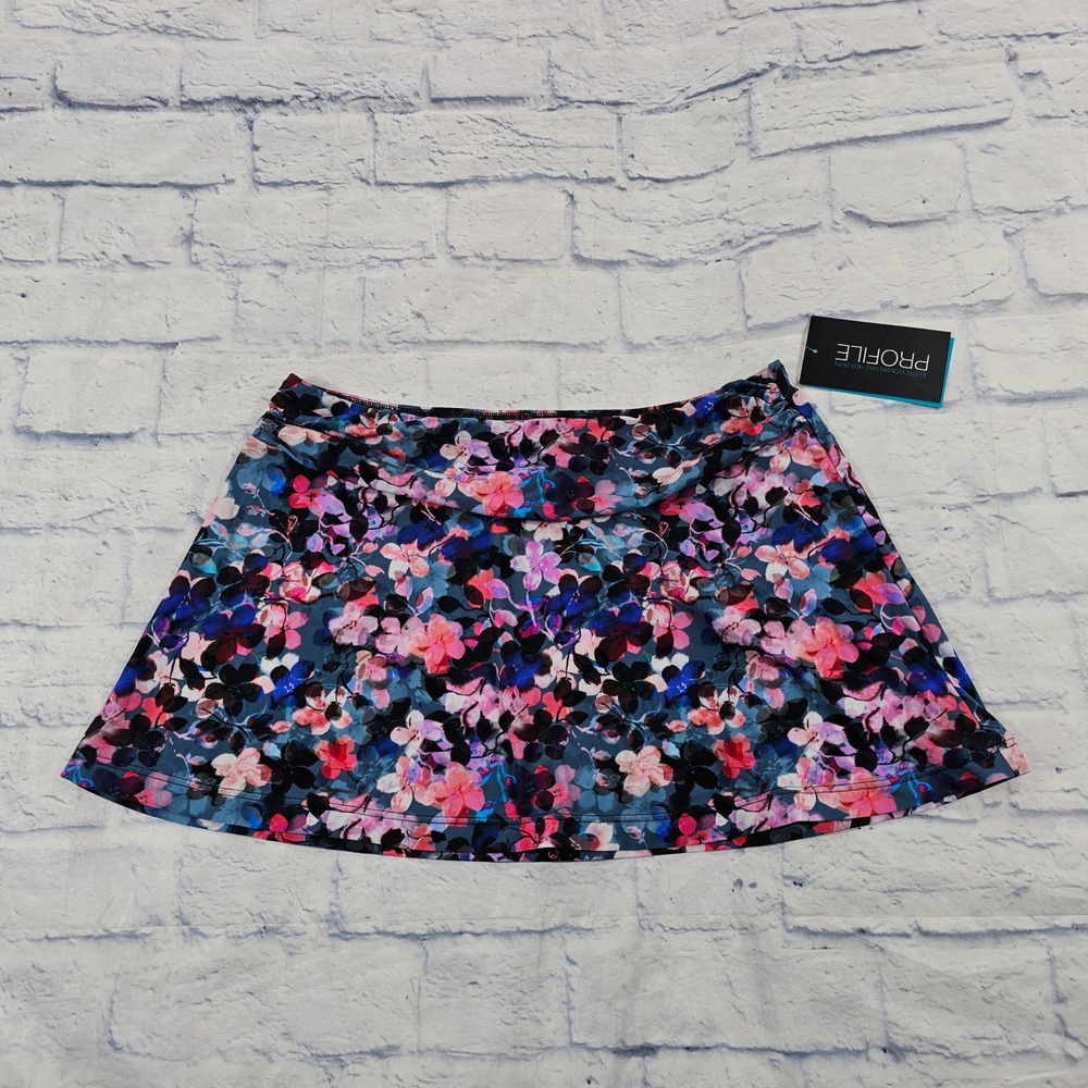 Profile by Gottex Swim Skirt WOMEN S Multi Floral Skirtini Bottom Cover Up